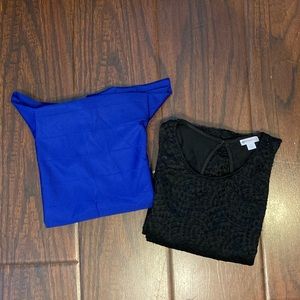 Lot Of 2  Women’s Cocktail Party Wedding Guest Dresses Size Large A204